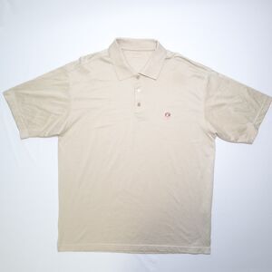 Red Jacket Polo County C'Louth Golf Club Made in Korea Beige Mens Large L